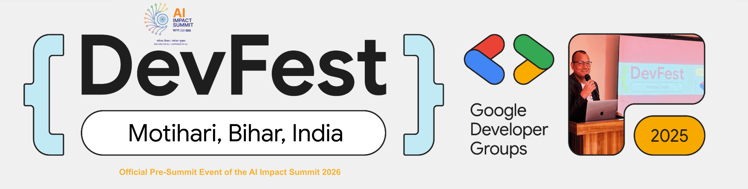 DevFest Motihari 2025 Banner